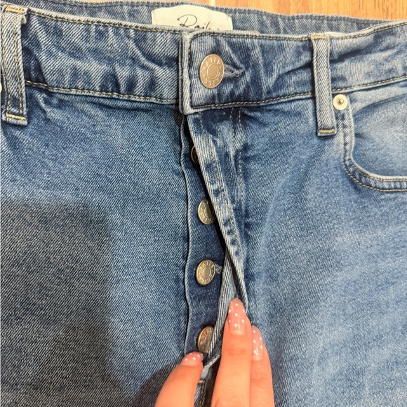 Rails Denim The Topanga High Rise Straight Leg Blue Jeans - Picture 3 of 6